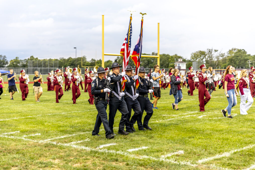 Ross Police Honor Guard Homecoming Game (1)