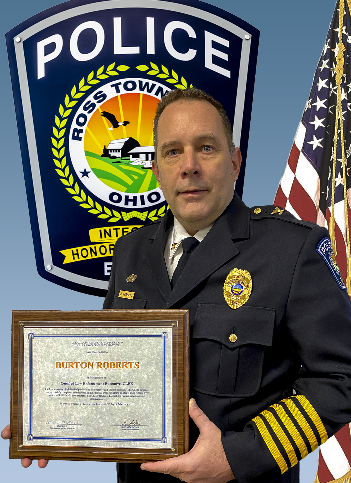 Police Chief Graduates CLEE Program Township Ross